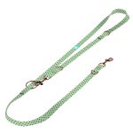 Szivecskés, zöld - Tréning-és Oktatópóráz - Black Hearts on Matcha - april & june