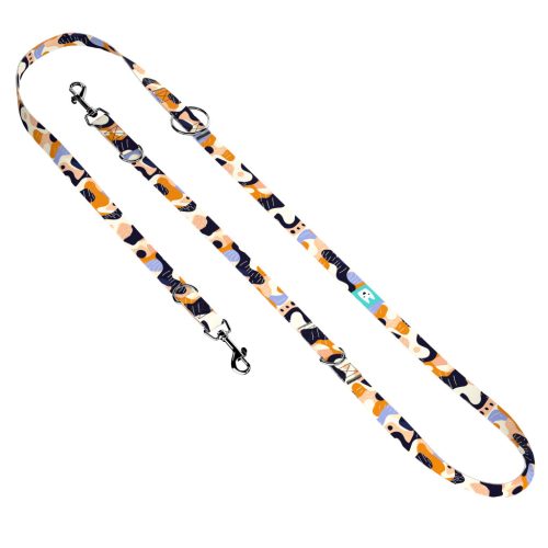 Bézs és Kék Kamuflázs - Tréning-és Oktatópóráz - Beige and Blue Camouflage - april & june