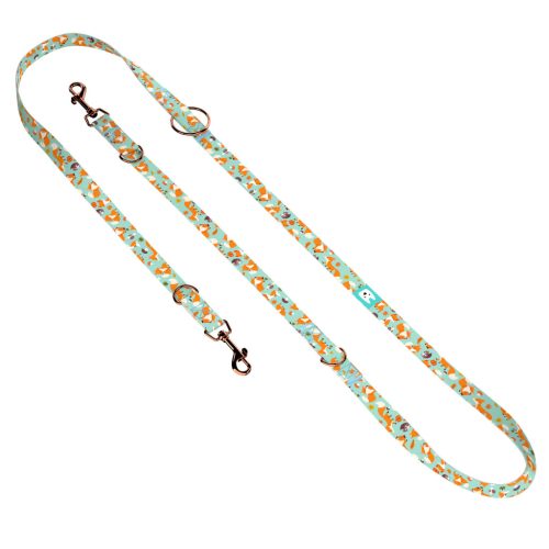 Róka mintás, zöld - Tréning-és Oktatópóráz - Cute Little Fox Light - april & june