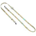 Róka mintás, zöld - Tréning-és Oktatópóráz - Cute Little Fox Light - april & june