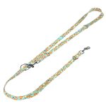 Róka mintás, zöld - Tréning-és Oktatópóráz - Cute Little Fox Light - april & june