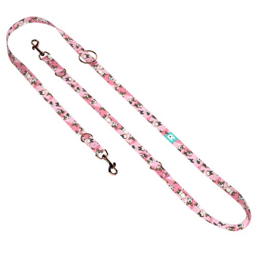 Pembroke Welsh Corgi, tricolor, rózsaszín  - Tréning-és Oktatópóráz - Pembroke Welsh Corgi, tricolor, pink - april & june