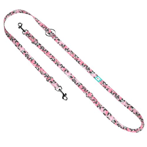 Boston Terrier, rózsaszín - Tréning-és Oktatópóráz - Boston Terrier, pink - april & june