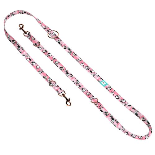 Husky, rózsaszín - Tréning-és Oktatópóráz - Husky, pink - april & june