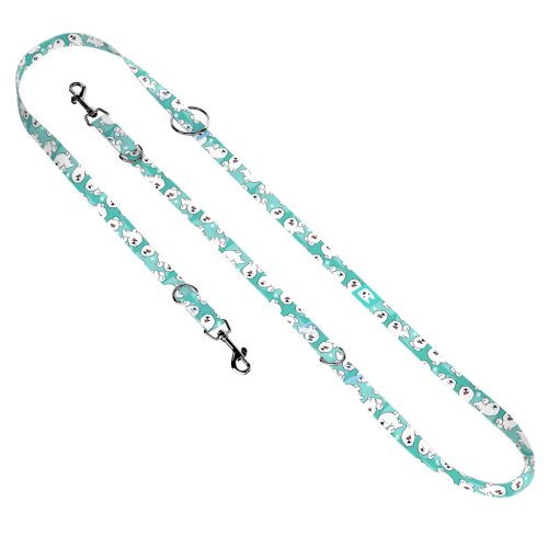 Szamojéd, kék - Tréning-és Oktatópóráz - Samoyed, blue - april & june