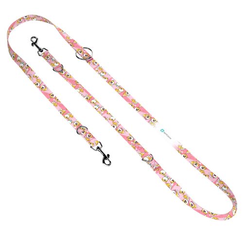 Shiba Inu, Rózsaszín - Tréning-és Oktatópóráz - Shiba Inu, pink - april & june