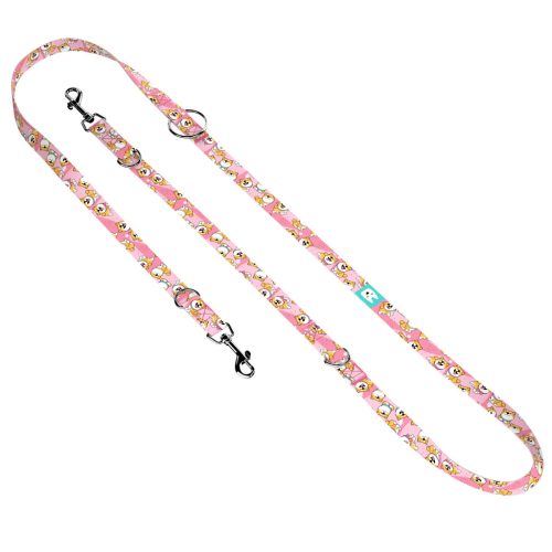 Shiba Inu, Rózsaszín - Tréning-és Oktatópóráz - Shiba Inu, pink - april & june