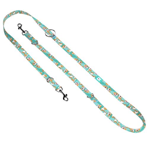 Shiba Inu, Kék - Tréning-és Oktatópóráz - Shiba Inu, blue - april & june