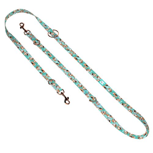 Beagle, kék - Tréning-és Oktatópóráz - Beagle, blue - april & june