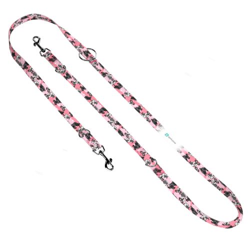 Schnauzer, rózsaszín - Tréning-és Oktatópóráz - Schnauzer, pink - april & june