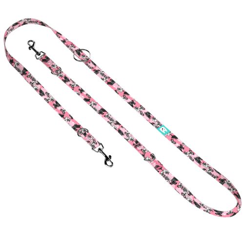 Schnauzer, rózsaszín - Tréning-és Oktatópóráz - Schnauzer, pink - april & june