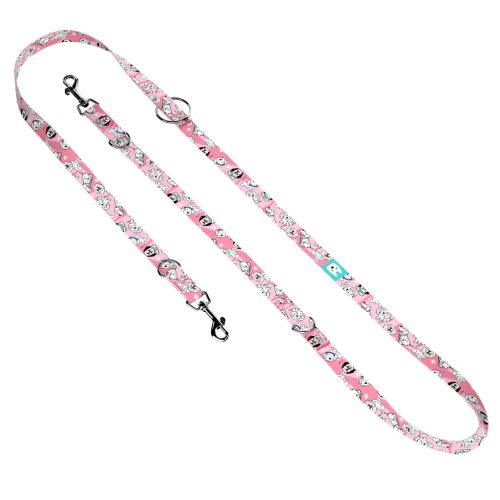 Dalmata, rózsaszín - Tréning-és Oktatópóráz - Dalmatian, pink - april & june