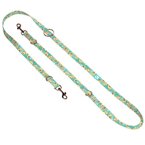 Golden retriever, kék - Tréning-és Oktatópóráz - Golden Retriever, blue - april & june