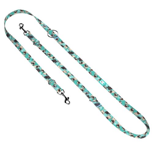 Mopsz, kék - Tréning-és Oktatópóráz - Pug, blue - april & june