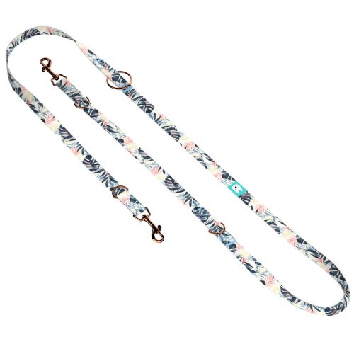 Kék és rózsaszín trópusi levelek - Tréning-és Oktatópóráz - Blue and Pink Tropical Leaves - april & june