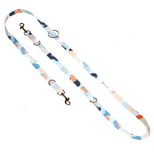 Pasztell kék és barack - Tréning-és Oktatópóráz - Pastel blue and peach - april & june