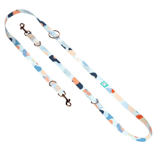 Pasztell kék és barack - Tréning-és Oktatópóráz - Pastel blue and peach - april & june