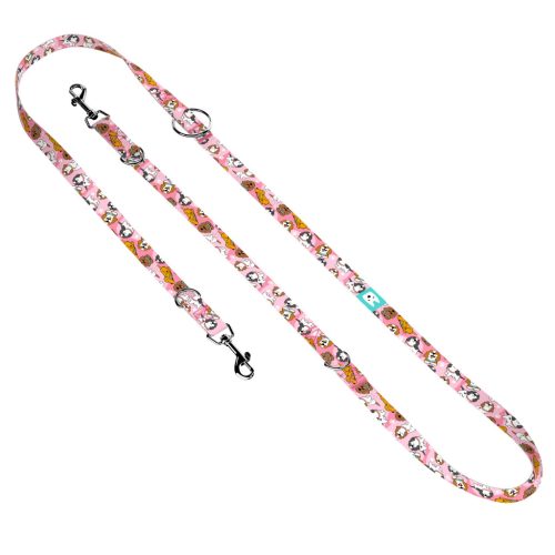 Spániel - Cavalier, rózsaszín - Tréning-és Oktatópóráz - Spániel - Cavalier, pink - april & june