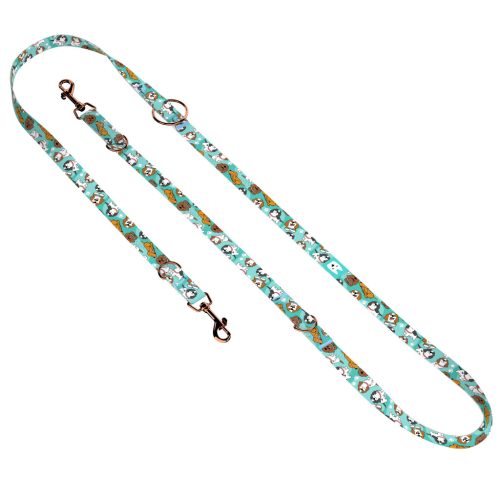 Spániel - Cavalier, kék - Tréning-és Oktatópóráz - Spániel - Cavalier, blue - april & june