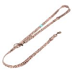 Fekete foltok rózsaszín alapon - Tréning-és Oktatópóráz - Black dots on pink - april & june