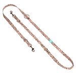 Fekete foltok rózsaszín alapon - Tréning-és Oktatópóráz - Black dots on pink - april & june