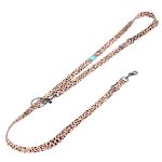 Fekete foltok rózsaszín alapon - Tréning-és Oktatópóráz - Black dots on pink - april & june