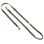 Bézs foltok fekete alapon - Tréning-és Oktatópóráz - Beige dots on black - april & june