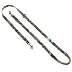 Bézs foltok fekete alapon - Tréning-és Oktatópóráz - Beige dots on black - april & june