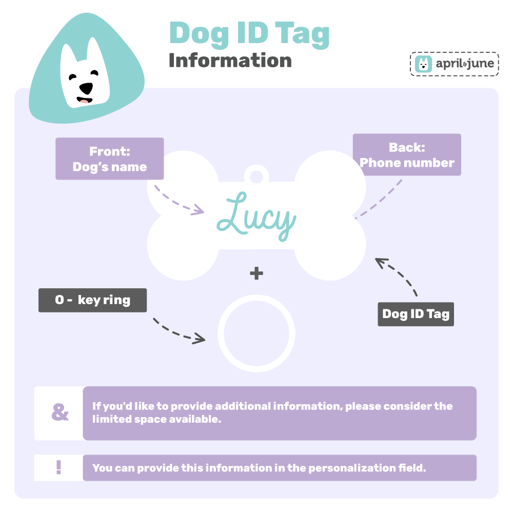 Dog ID Tag - april&june